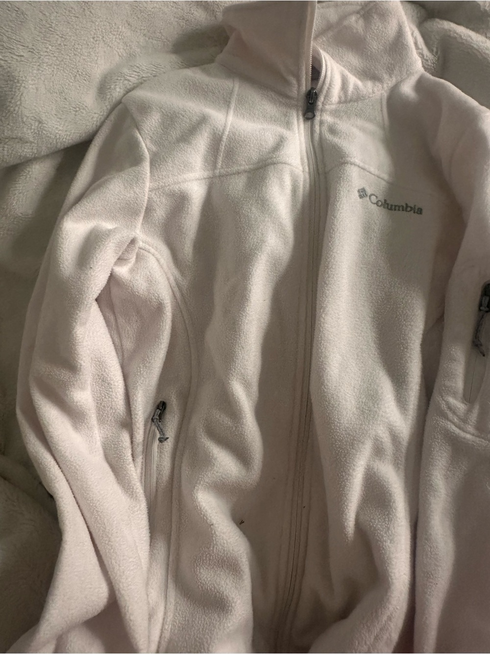 Columbia Women's Light Pink Fleece Jacket